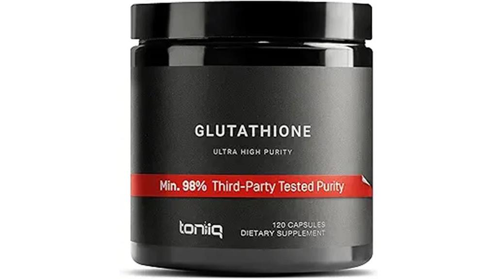 toniiq glutathione strength review