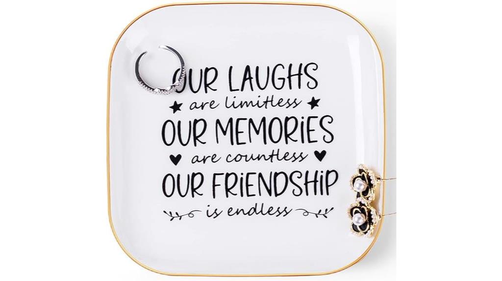 women s friendship jewelry dish