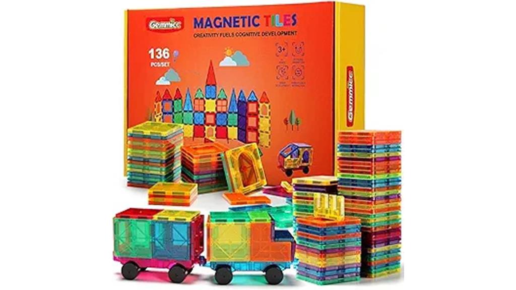 engaging magnetic tile set