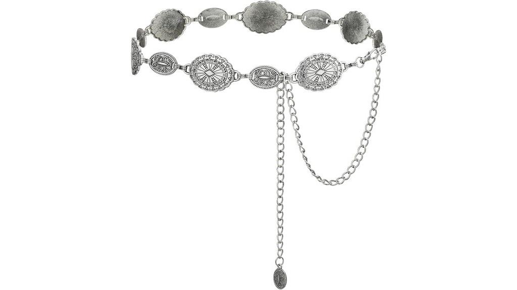 western metal concho belt