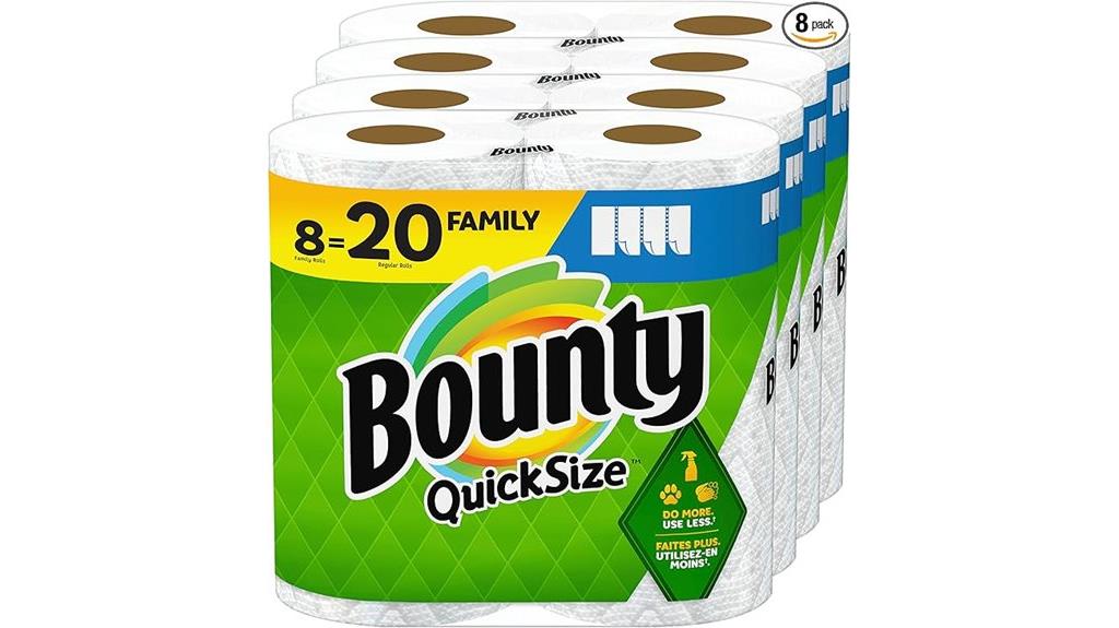 bounty quick size paper towels