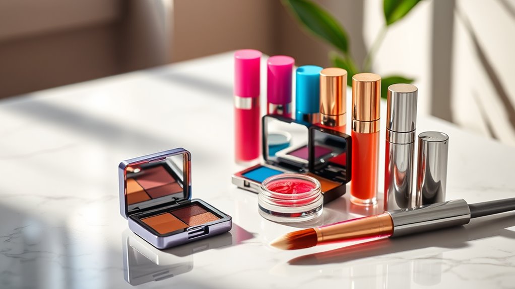 affordable mini makeup selection