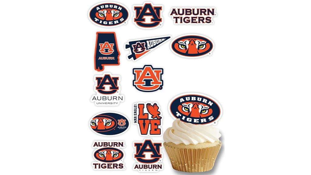 auburn tigers themed toppers