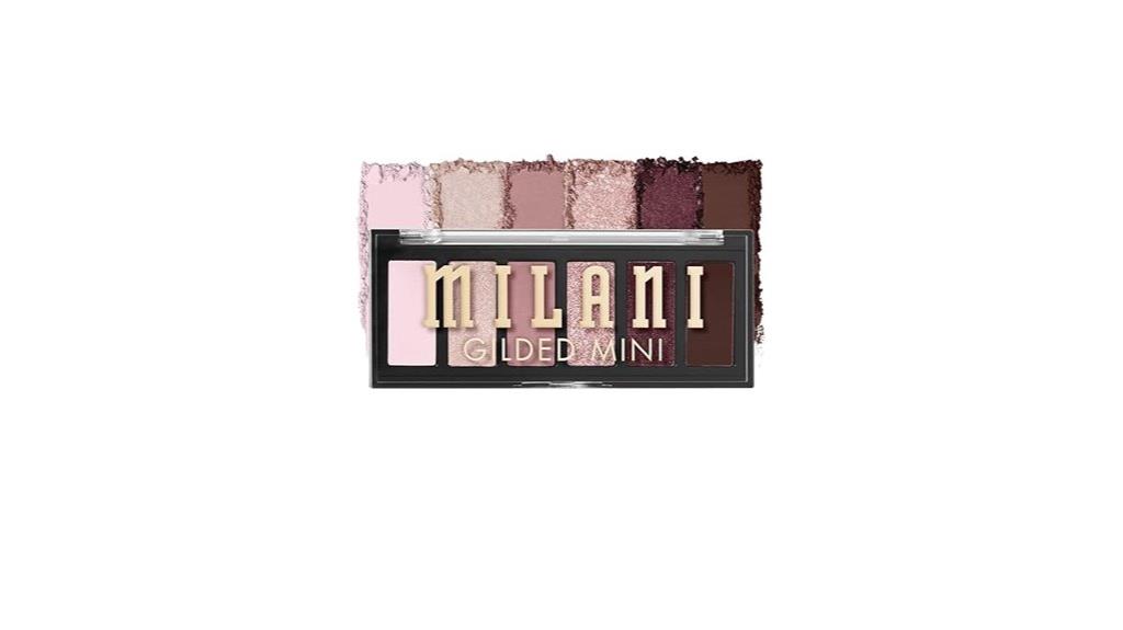 gilded mini eyeshadow palette