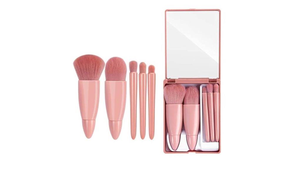 travel makeup brush set
