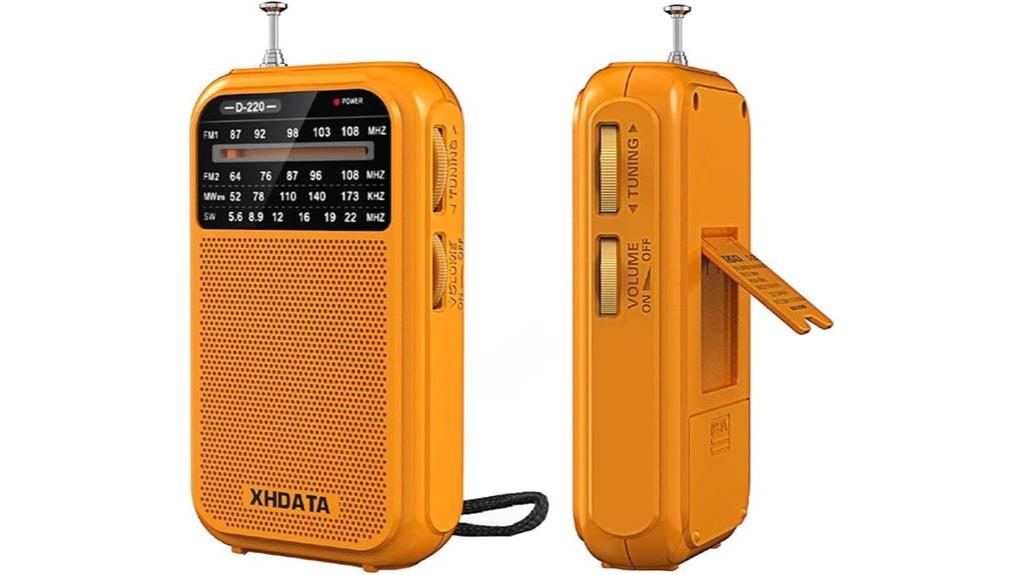 portable am fm shortwave radio