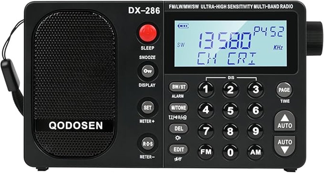 portable radio with tef6686