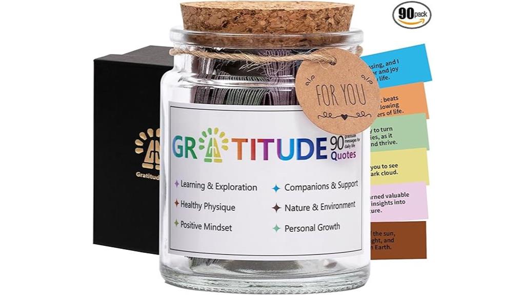 colorful notes of gratitude