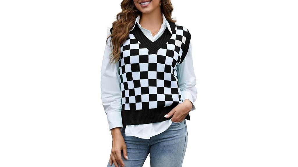festive women s knit vest