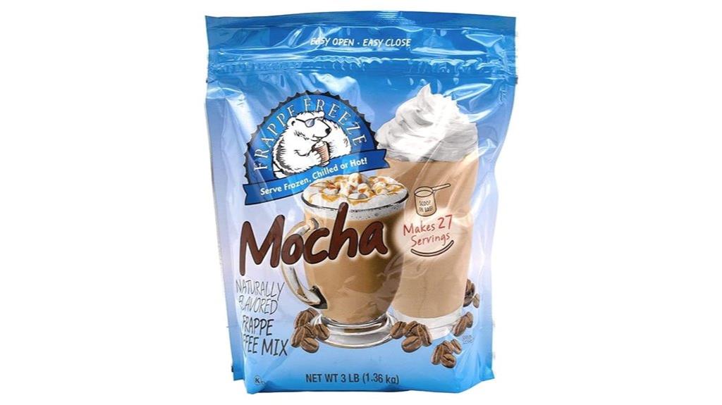 gourmet coffee freeze mix