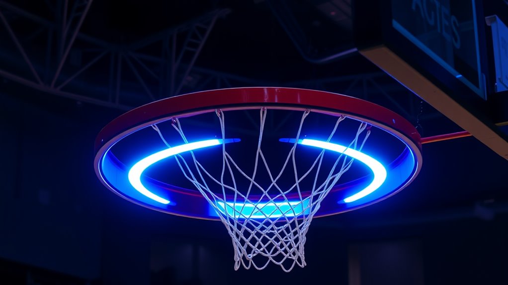 led basketball hoop lights