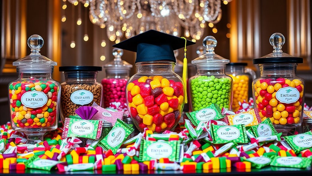 personalized grad candy favors