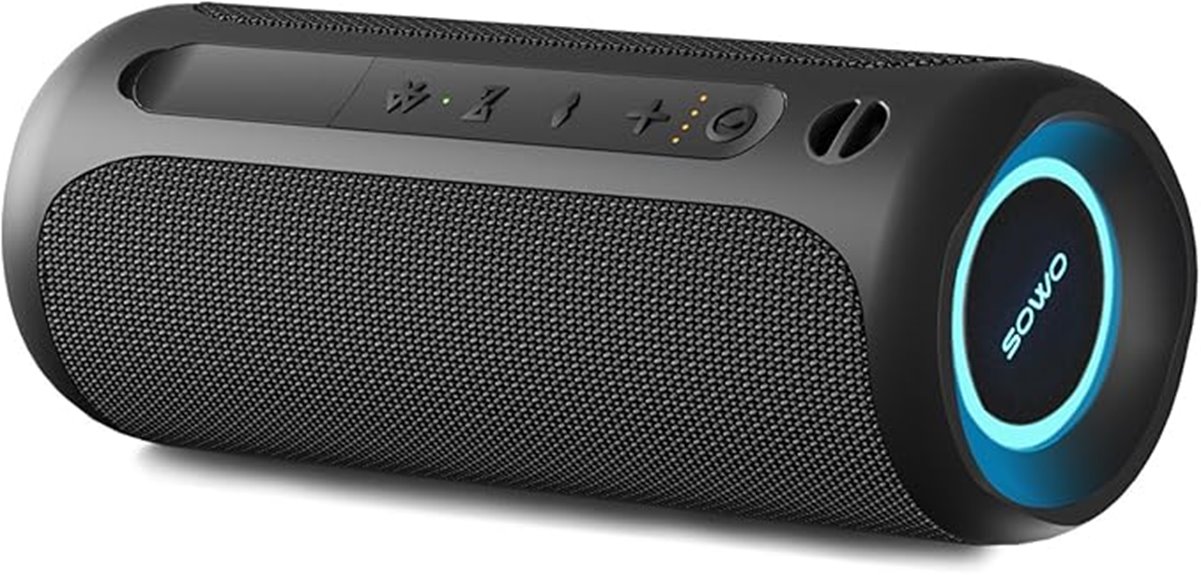 speaker with color lights