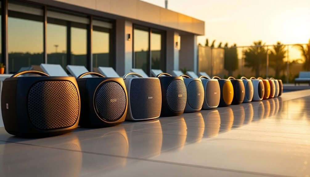 waterproof deep bass speakers